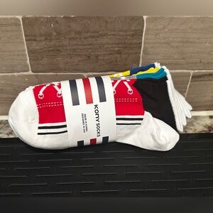 Brand New Women’s Kony Fun Multicolor Sneaker Ankle Socks 5 pairs Sz 6-10